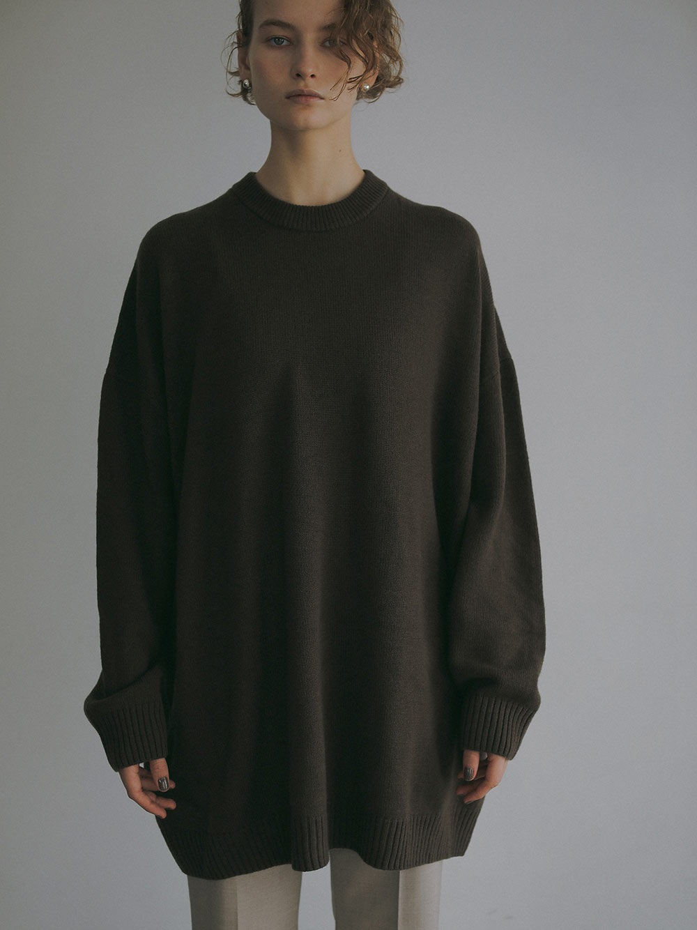 ESLOW UNISEX KNIT PO(63カーキ-フリー)