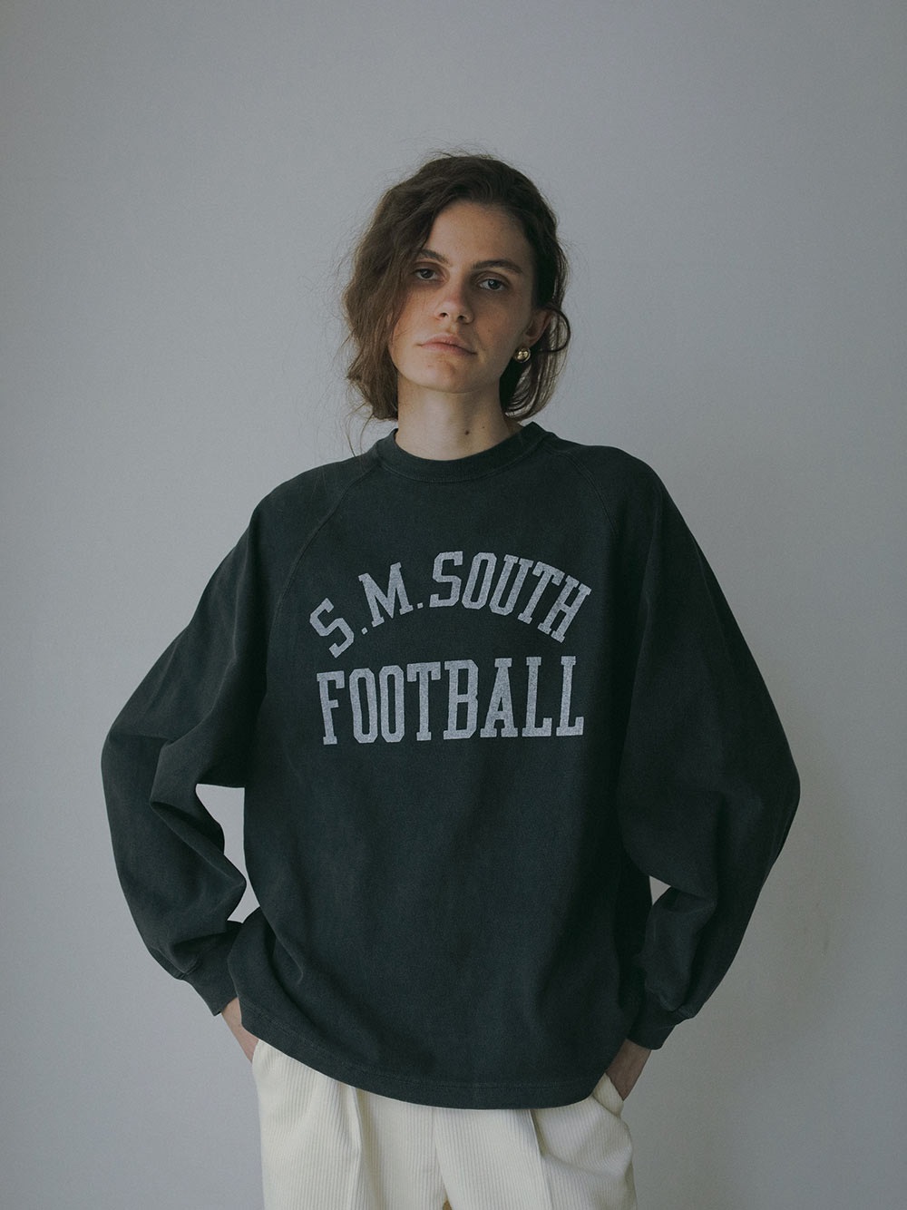 REMI RELIEF FOOTBALL ロンT(00ブラック-Ｍ)