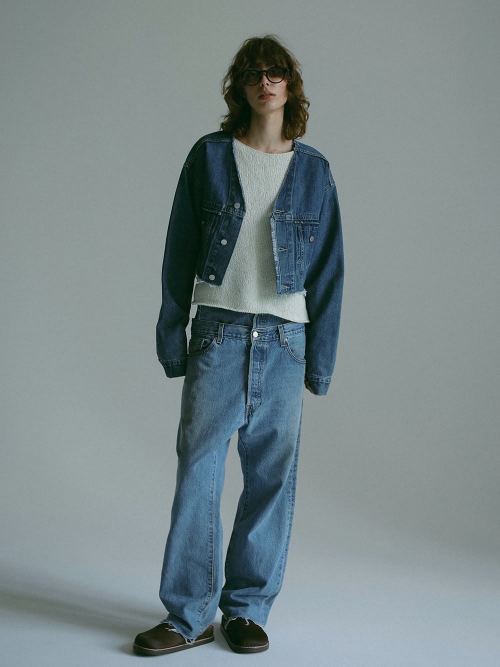 QUIITO W WAIST DENIM PT(73インディゴ-３６)