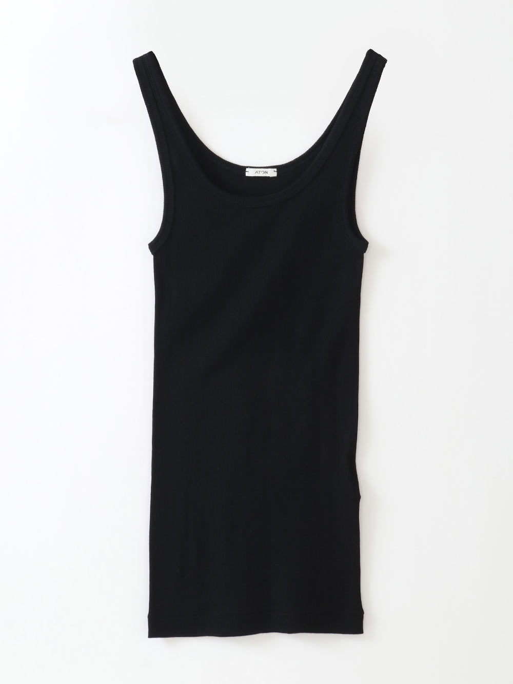 ATON RIB TANK TOP(00ブラック-２)