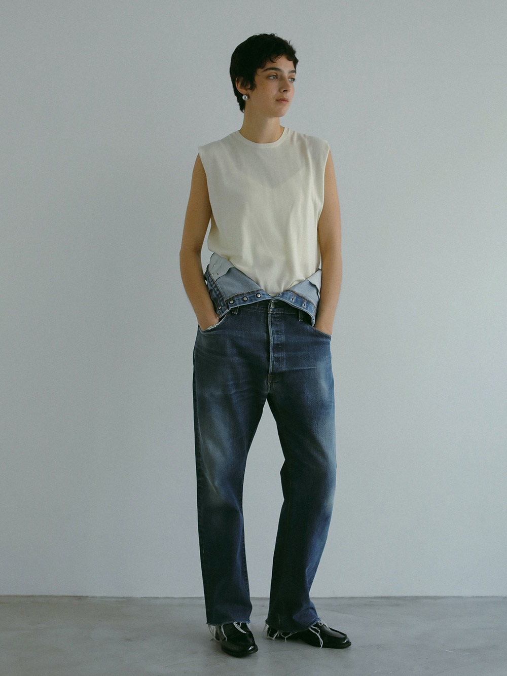 QUIITO W WAIST DENIM PT