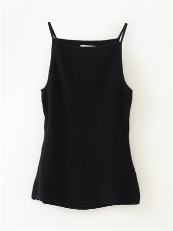 Le CROCHET BACK TOP(00ブラック-フリー)