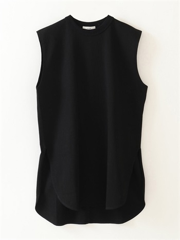 ATON ROUND HEM TANK TOP(00ブラック-２)
