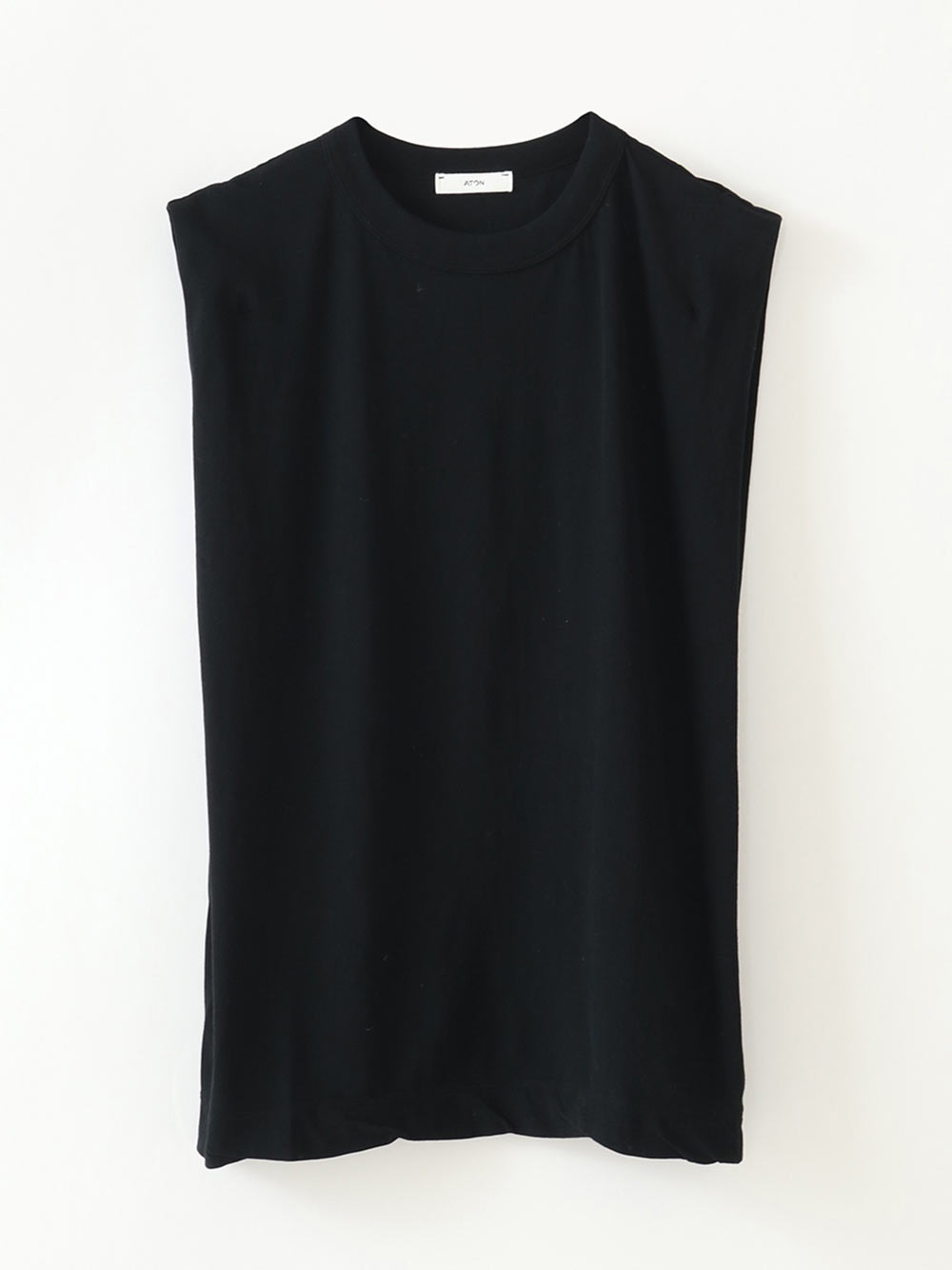 ATON FRESCA TANK TOP(00ブラック-２)