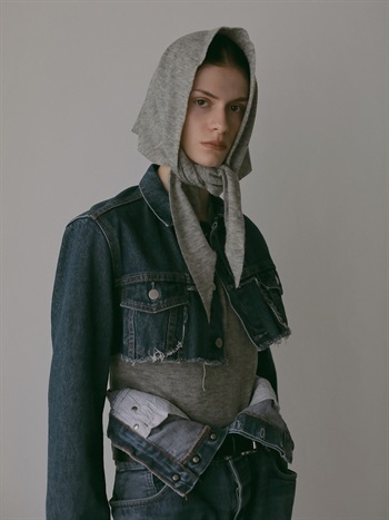 QUIITO MICRO DENIM JK(72サックス-フリー)