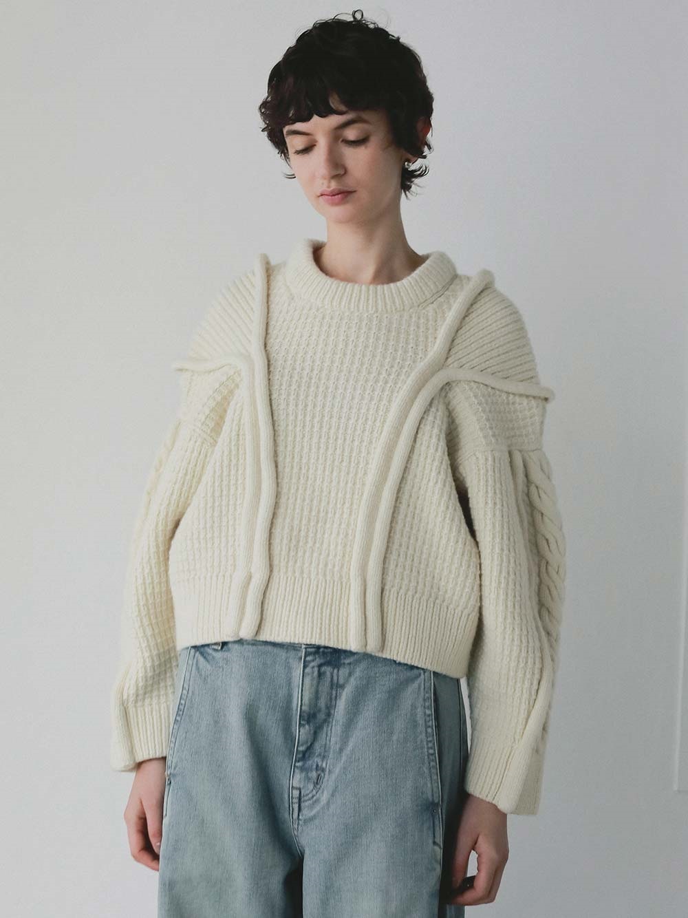 Uca hand-knit slit gusset [Preorder]