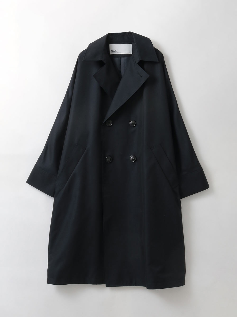 TICCA テントトレンチコート(70ネイビー-１)