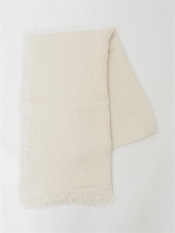 ASAUCE MELER リネンガーゼストール(02ホワイト-フリー)