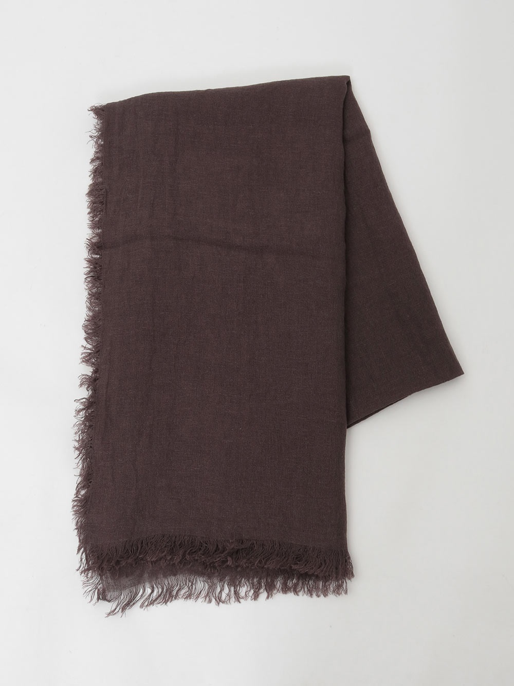 ASAUCE MELER リネンガーゼストール(80コゲチャ-フリー)