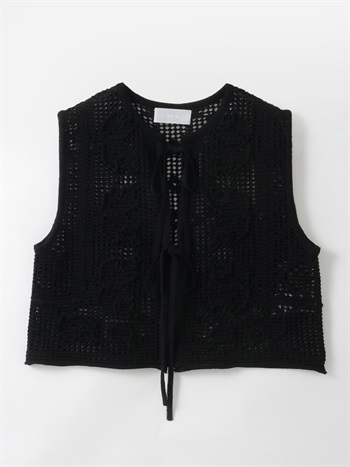 Uca popcorn vest(00ブラック-フリー)