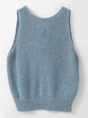 Uca back tulip tops(72サックス-フリー)