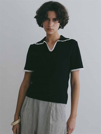 Le CROCHET KNIT TOPS