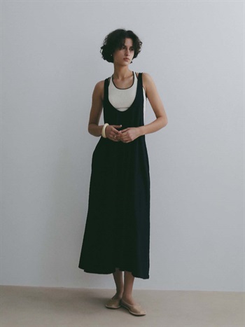 HAKUJI tank dress(00ブラック-２)
