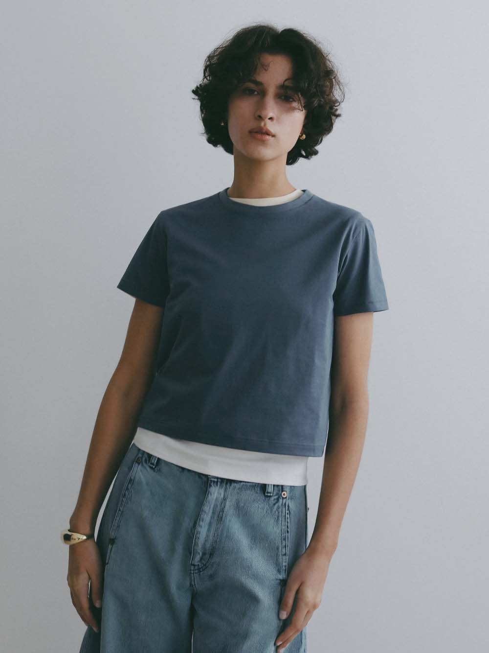 SAYAKA DAVIS Compact Tee(71ブルー-Ｓ)