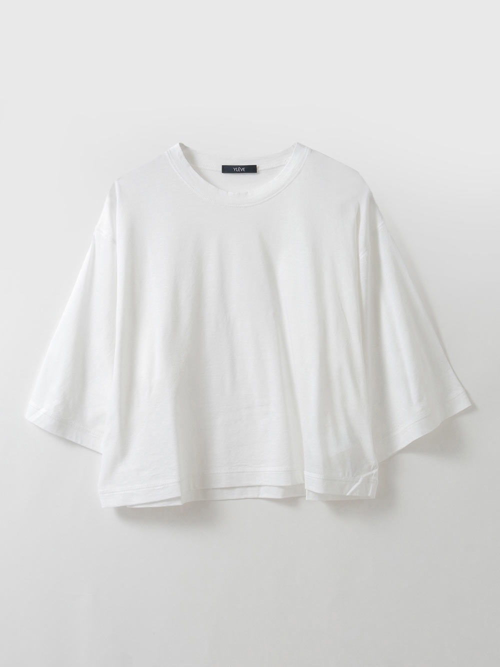 YLEVE cottonsheer /SHORT－T [Preorder](02ホワイト-１)