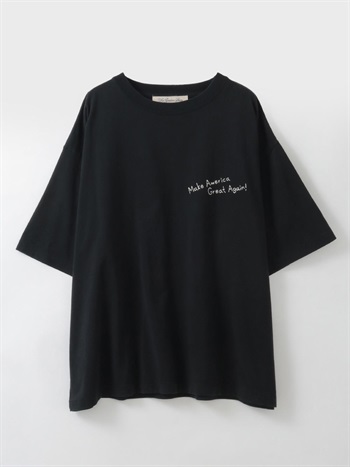 REMI RELIEF 天竺刺繍Tシャツ(00ブラック-Ｍ)
