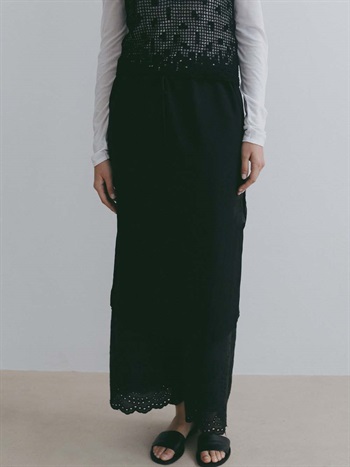 SAYAKA DAVIS SheerSilk Skirt(00ブラック-フリー)
